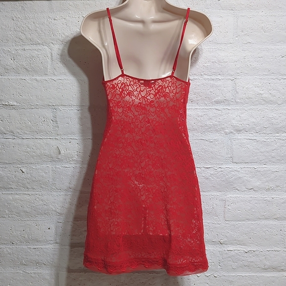 Victoria's Secret The Lacie Slip RED 🌹 - Picture 3 of 5